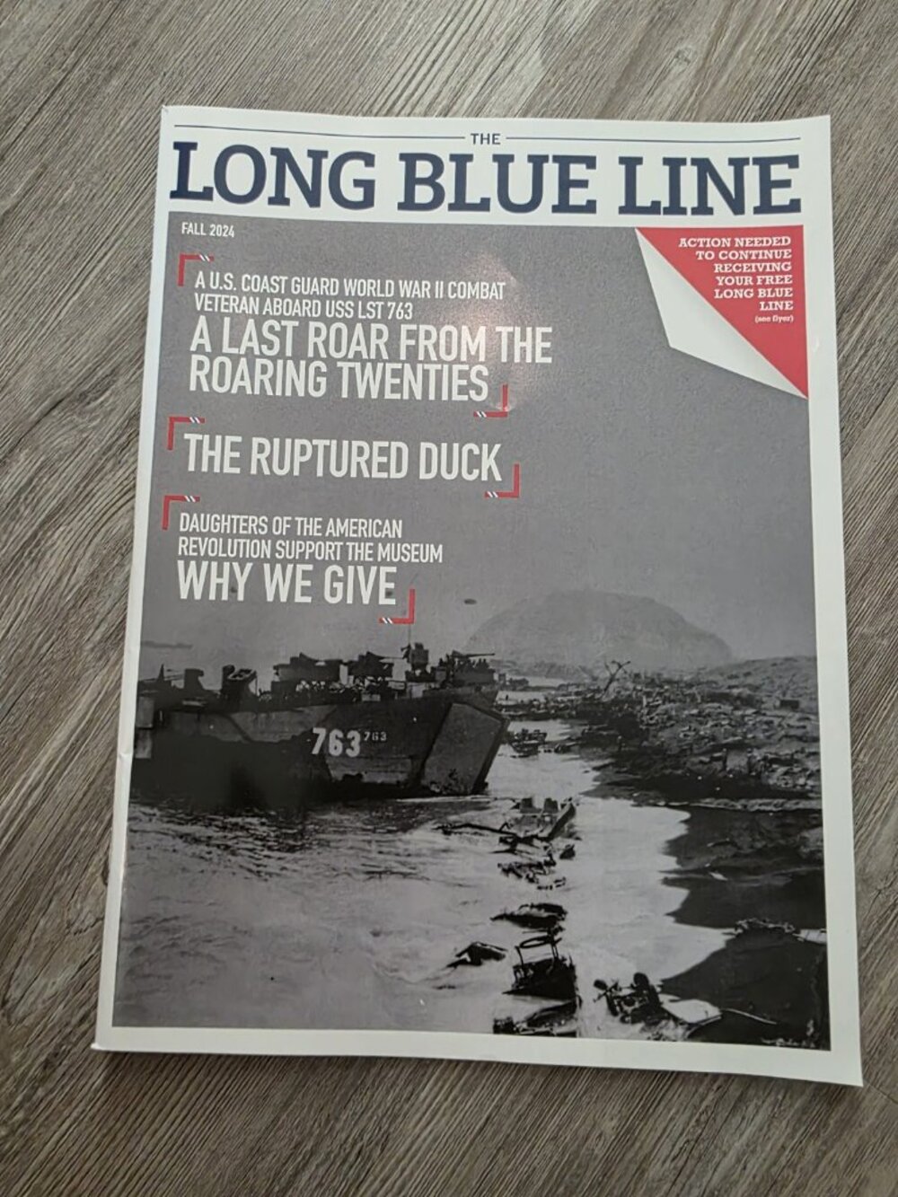 The Long Blue Line Fall 2024  U.S. Coast Guard History & Heritage Publication